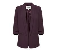 ONLY Damen Blazer Onlelly 3/4 Life Blazer TLR Noos, Winetasting,34