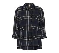 ONLY Damen Bluse 15236432 Night Sky-Creme Check M