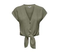 ONLY Damen Bluse 15322270 Deep Lichen Green M