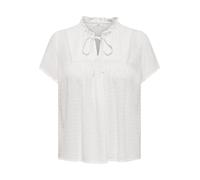 ONLY Damen Bluse | Locker geschnitten fit, Kurzarm, Casual, Bei max. 30 grad waschen