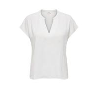 Jacqueline de Yong Damenbluse Jdylion S/S Top WVN NOOS V-Ausschnitt 100% Polyester Cloud Dancer 34