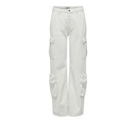 ONLY Damen Cargo Jeans Hose (DE/NL/SE/PL, Bundweite & Schrittlänge, 27, 32, Hellrosa)