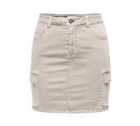ONLY Damen Cargo Rock Onlnew Missouri REG Cargo Skirt PNT (DE/NL/SE/PL, Alphanumerisch, M, Regular, Regular, Pumice Stone)