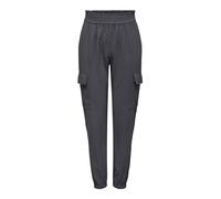ONLY Damen Cargohose Onlaris Life Hw Pb Cargo Pant Cc PNT, Magnet, L / 32L