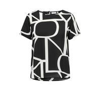 ONLY Damen Carvica Life Top WVN Noos T-Shirt, Black 26, 46 EU