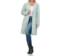 ONLY Damen Cord-Kurzmantel ONLAstrid Life Cordoroy Coat Cordmantel Reverskragen 15307294 Aqua Gray XS
