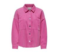 ONLY Damen Cord Shacket Oversize Hemdjacke ONLLaty-Bitten lässiges Cordhemd 15314539 Strawberry Moon XS