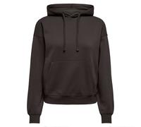 ONLY Damen Hoodie - ONLBEST HOOD SWEAT, Kapuze, Regular Fit, einfarbig XL Braun