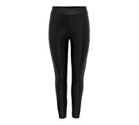 ONLY Damen Hose OnlCool beschichtete Leggings, Farbe:Schwarz, Größe:S