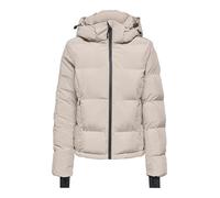ONLY Damen Jacke Beige S | Langarm, Kurz, Occasionwear, Bei max. 30 grad waschen