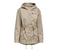 ONLY Damen Jacke ONLLorca Canvas Parka 15216452 leichte Jacke mit Kapuze Trench Coat M