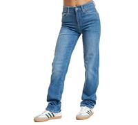 ONLY Damen Jeans ONLANN MID STRAIGHT DNM SOO618 NOOS (DE/NL/SE/PL, Bundweite & Schrittlänge, S, 32, medium blue denim)