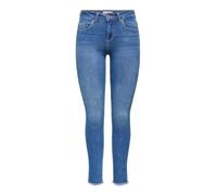 Only Damen Jeans ONLBLUSH MID SK ANK REA1319 – Skinny Ankle – Medium Blue Denim – XS/32L