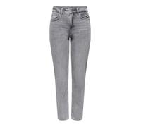 ONLY Damen Jeanshose Onlemily Hw STR ANK DNM Nas027 Noos, Medium Grey Denim, 30W / 34L