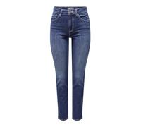 ONLY Damen Jeanshose Onllilou Hw Slim DNM Rea057, Medium Blue Denim, 30W / 32L