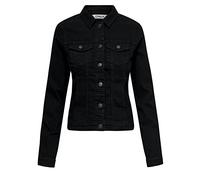 ONLY Damen Jeansjacke ONLWonder Life Übergangsjacke mit Knopfleiste 15243147 Black L