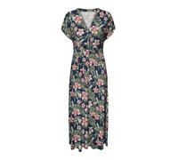 ONLY Damen Kleid ONLNOVA LIFE VIS MOLLIE LONG DRESS AOP (DE/NL/SE/PL, Alphanumerisch, M, Regular, Regular, Navy Blazer 616 Tropicoo)