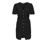 ONLY Damen Kleid ONLSTAR LIFE S/S SLOANE DRESS PTM (DE/NL/SE/PL, Alphanumerisch, S, Regular, Regular, black)