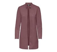 ONLY Damen Kunstleder Mantel ONLSoho Jacke in Wildlederoptik 15218563, Rose Brown,XL