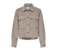 ONLY Damen kurze Cordjacke ONLMarta Corduroy Short leichte Hemdjacke