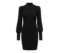 Strickkleid ONLY "ONLKATIA L/S DRESS KNT NOOS" Gr. L (40), N-Gr, schwarz (black) Damen Kleider (58999250-L) black