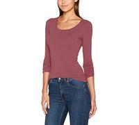 ONLY Damen Langarmshirt Figurbetont und Tailliert aus Baumwolle, Rundhalsausschnitt