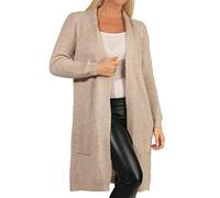 ONLY Damen Cardigan ONLJade Strickmantel 15179815 Whitecap Gray Mel L