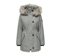 ONLY Damen Langer Parka | Langarm, Lang, Casual, Bei max. 30 grad waschen