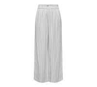 ONLY Damen Legere Stoffhose Hochbund Leinen Culotte Elegant & Bequem
