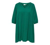 ONLY Damen Midi-Kleid V-Ausschnitt 3/4 Arm Regular fit Curvy Plus Size Dress