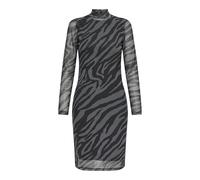 ONLY Damen Mini Kleid figurbetontes Partykleid mit Animalprint ONLErica Life Highneck