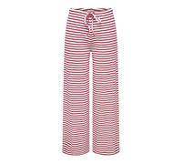 ONLY Damen Onlaida Striped Pant JRS Locker Geschnittene Hose Für Müheloses Lounge-Styling, Salsa, XXS