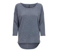 ONLY Damen Onlalba 3/4 Top JRS Noos Langarmshirt, Windward Blue,S