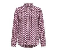 ONLY Damen Onlalma Life Poly L/S Shirt Bluse, Magenta Purple/AOP:584 Posh, 34