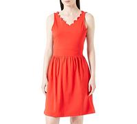 ONLY Damen Onlamber S/L Dress JRS, High Risk Red, L