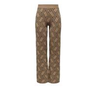 ONLY Damen Onlanny Jq Pants KNT Hose, Birch/Pattern:Black, S