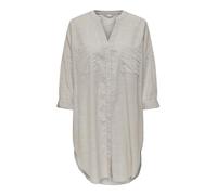 ONLY Damen Onlapeldoorn Stripe V-Neck L/S Shirt WVN, Pure Cashmere/Stripes:Cloud Dancer Stripe, XS-S