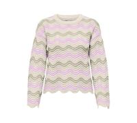 ONLY Damen Onlasa Ls Wave Structure O-Neck Cc KNT