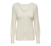 ONLY Damen Onlatia L/S V-neckcuff Sweater Knt Noos Pullover, Whitecap Gray, XXL EU