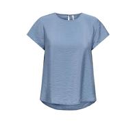 ONLY Damen Onlaya Life S/S O-Neck Top Noos Ptm, Coronet Blue, Small
