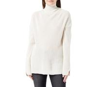 Damen Pullover - Bella Life High Neck Knit - Sweater Stone,M,Beige