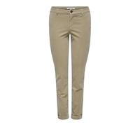 ONLY Damen ONLBIANA-Blair MW Cord Chino Pant TLR Hose, Weathered Teak, 42W x 32L