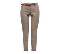 ONLY Damen Onlbiana Mw Cotton Belt Chino PNT Noos, Fossil, 38W x 32L