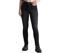 ONLY Women's ONLBLUSH HW SK ANK RAW DNM DOT005 Jeanshose, Washed Black, M / 30L