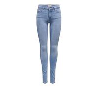 ONLY Damen ONLBLUSH Life MID Skinny REA1467 NOOS Jeans, Light Blue Denim, S / 30