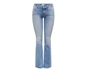 ONLY Damen Onlblush Lw Flared DNM Rea1099 Noos Only Female Flared Fit Jeans Onlblush Niedrige Taille Flared Jeans