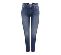 Only ONLBLUSH MID SK ANK RAW DNM REA194 S/34 Medium Blue Denim 15266225 (730206) Blau S - 34