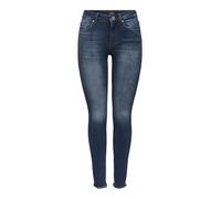 ONLY Jeans ONLBLUSH Damen Skinny Fit Mittlere Taille Knöchellang Blau/Schwarz Gr. S/L30