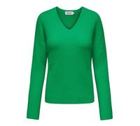 ONLY Damen ONLCAMILLA V-Neck L/S Strickpullover KNT 15204588, Green Bee,XS
