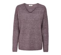 ONLY Damen ONLCAMILLA V-Neck L/S Strickpullover KNT 15204588, Rose Browndetail:Melange,S